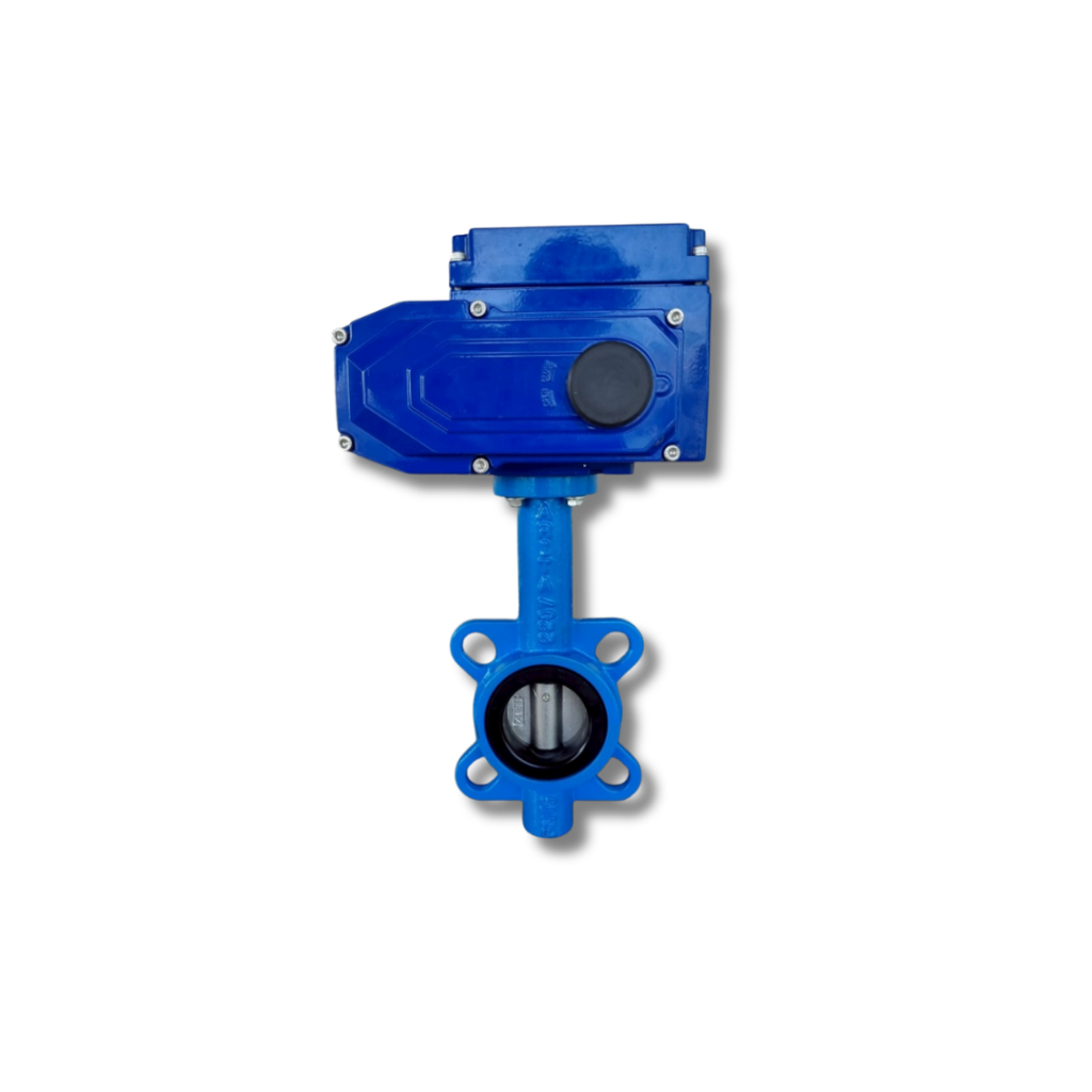Butterfly Valve with Electric Actuator วาล์วปีกผีเสื้อพร้อมหัวขับไฟฟ้า
