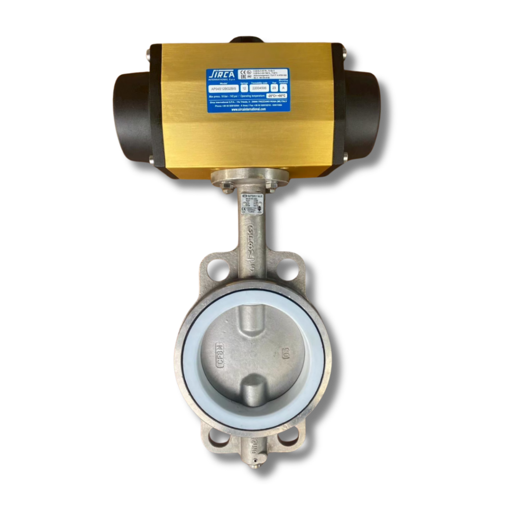 Butterfly Valve with Pneumatic Actuator | วาล์วปีกผีเสื้อขับลม สำหรับงานอุตสาหกรรม
