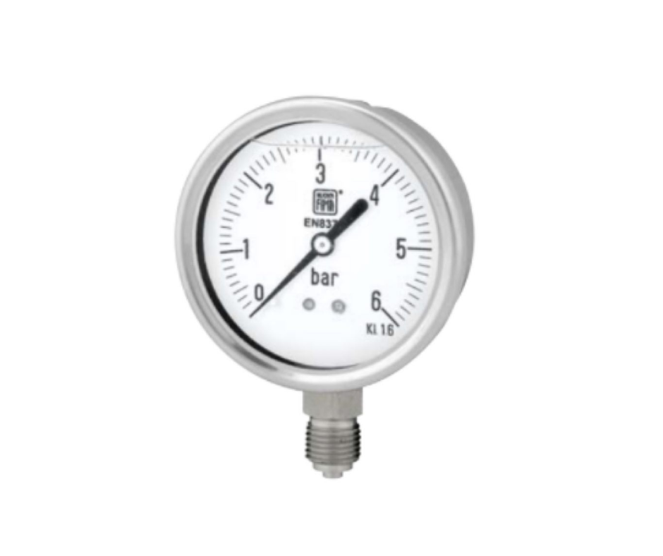 Pressure Gauge Nuova Fima MGS18 เกจวัดแรงดันสแตนเลส สำหรับงานอุตสาหกรรม